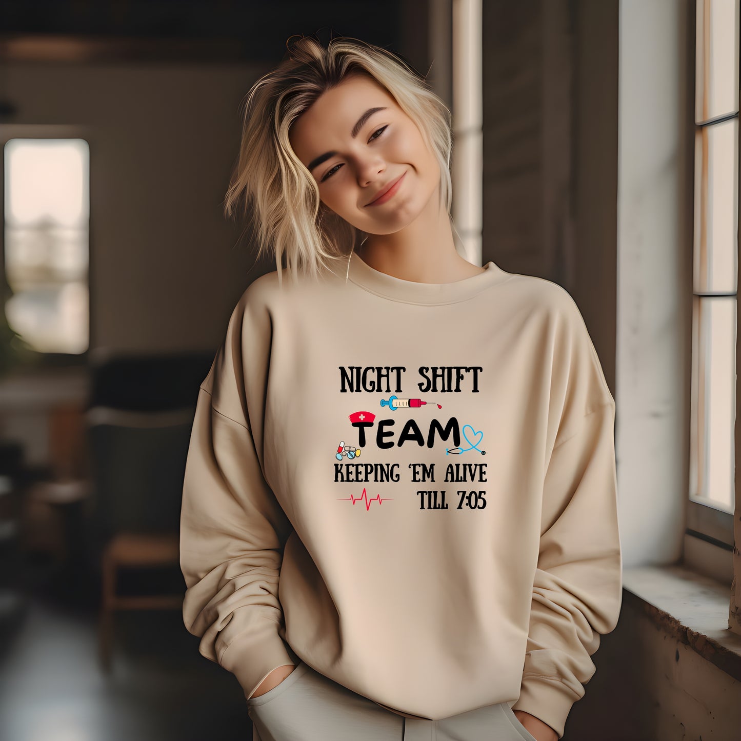 Night Shift Team | Unisex Sweatshirt