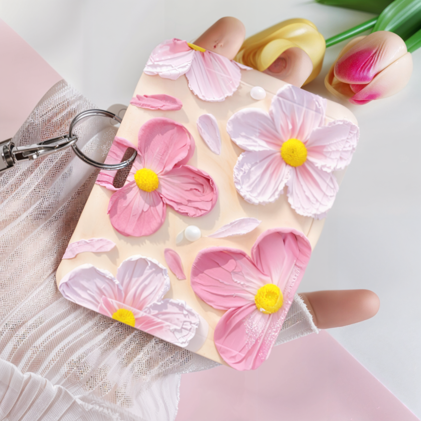 Horizontal Card Holder | Floral Design